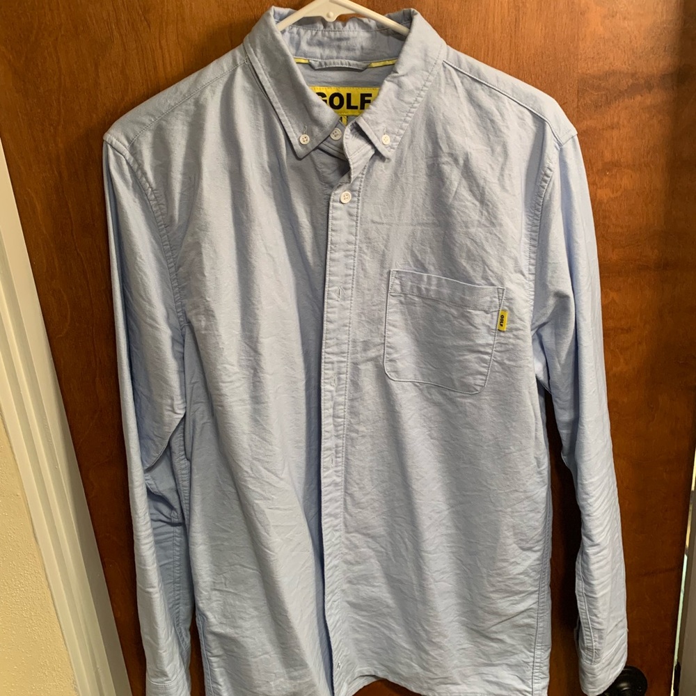 Golf Wang Long Sleeve Oxford Button Up Light Blue